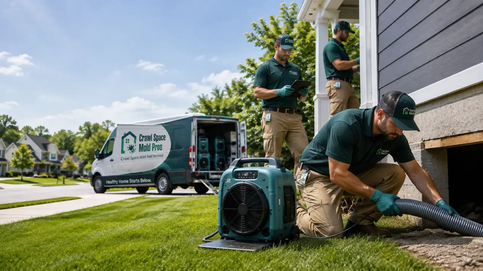 Crawl Space Mold Removal in Bumpass, VA
